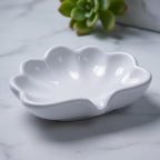 SITSRA Luxury Pink Shell Soap Dish Tray for Bathroom Sink Vanity Counter Decorative Ceramic Soap Holder for Soap Jewelry Keys Sponge Bathroom Accessories Home Decor (3)