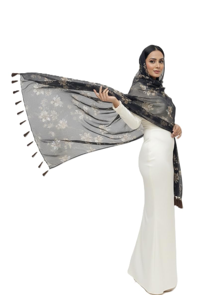 SAHIL SCARF Women Lightweight Scarf | 180 x 55 cm | Soft, Comfortable & Breathable | All Season Scarf