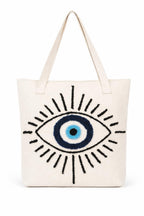 ABSTRACT INDIA Handcrafted Shoulder Tote Bag with Zipper Closure | Cotton Canvas Breathable fabric | Travel, Office, College & Daily Use Tote Bag for Women