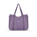 Women’s Tote Bag with Zipper & Adjustable Shoulder Strap – Lightweight Large Handbag for Work, Travel & Daily Use (PURPLE)