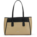 Fargo Urbane Ivory Tote Bag for Women | Large Vegan Leather Handbag with 16-Inch Laptop Compartment, RFID Pockets, Zip Closure | Stylish Office, Travel Tote | Made in India (Beige)
