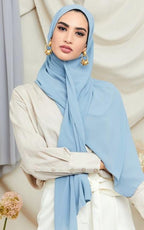 URSHIA Georgette Hijab Pack of 5 - Diamond and Malaysian Georgette (Pack of 5 - H)