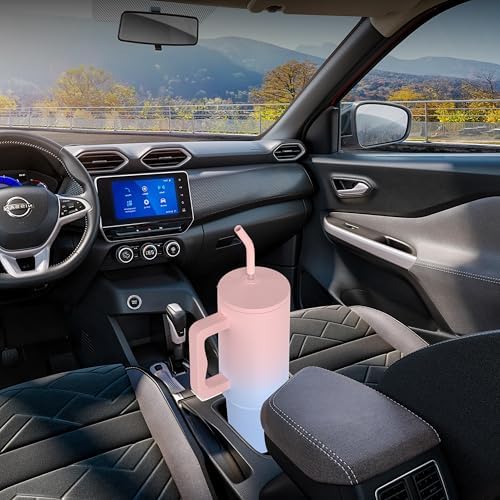 enem Tumbler, Tumbler with Metal Straw, Sipper, with Lid Leak Proof, 1 Metal Ice Cube, 1 Copper Spring (Tamba), Base Protector, Mug Travel, 1.2L, Cotton Candy Cloud