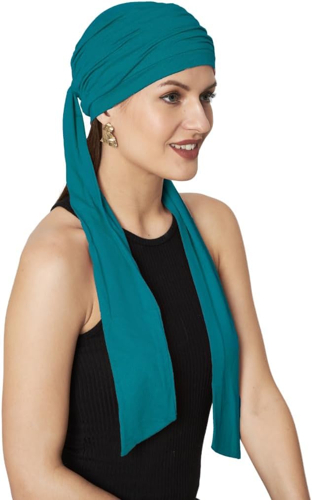 The Headscarves Women's Bamboo Viscose Prana Scarf For Hair Loss Chemo (HS131_Multicolor)…