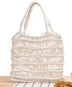HIBA Macramé fruit bag Eco-friendly shopping bag Reusable bag Handmade grocery tote Cotton macramé market bag Bohemian style bag Sustainable shopping solution Durable and stylish fruit bag