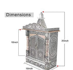 Suhanika Crafters Wooden Pooja Mandir for Home - Mantapa/Temple for Pooja Room - Modern Design (X-Small 6x10 Inches)