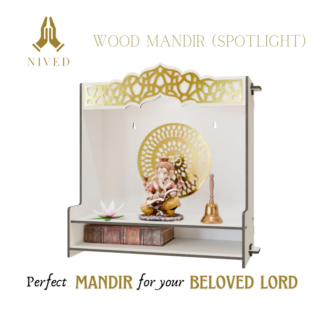 NIVED Ganga Mandir (White)