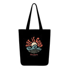 THE SACK CO. Canvas Tote Bags for Women with Zip, College Bag for Girls, 100% Organic Cotton Tote Bag for Shopping, Travel & beach bags for women