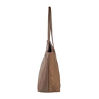 Mochi Womens Synthetic Brown Tote Bag (One Size)