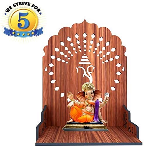 SSIS Fully Handmade Beautiful Small Wooden Home and Office Temple/Pooja Mandir