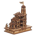 SriMaa Ventures 3D Miniature Shri Ram Mandir Ayodhya 3D Model Wooden Temple for Deepawali, Temple, Home Puja Gift