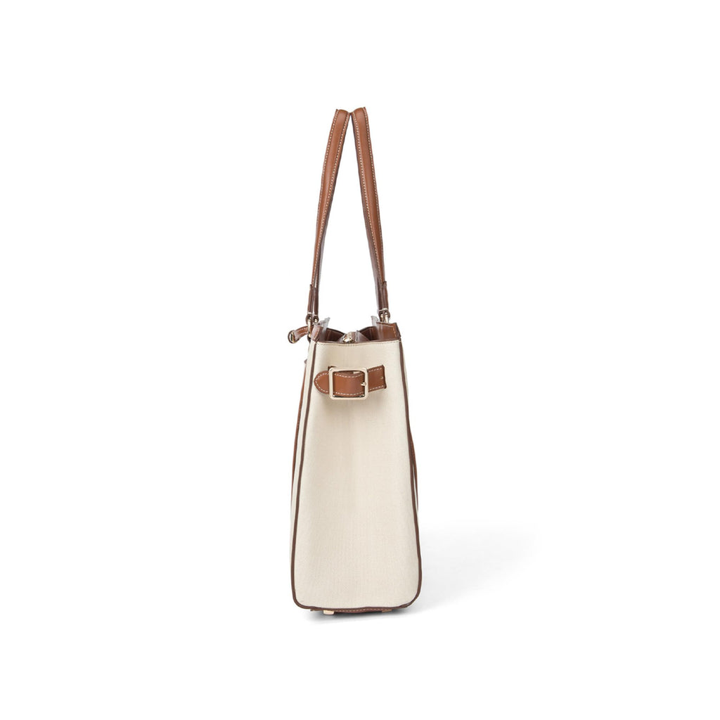 Lino Perros Monroe Cora Off-White Tote Bag