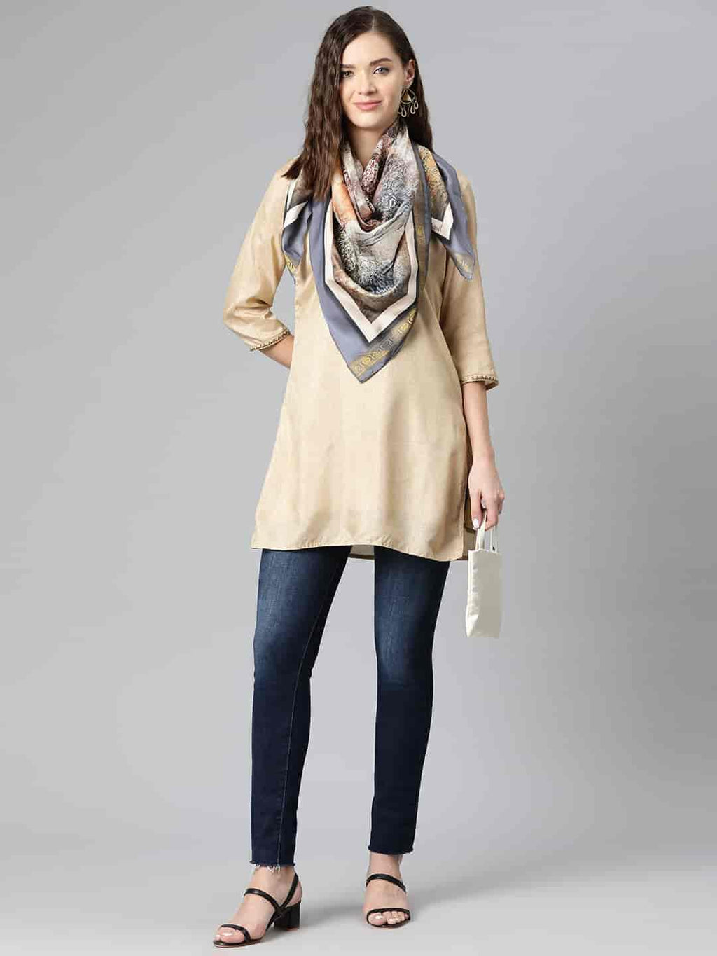 SILK LAND Women's Digital Printed Scarfs