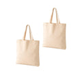 Normal Tote Bag | 100% Cotton Canvas Tote Bags with Long Handles | Reusable Eco-Friendly Shopping & Grocery Bag | Durable Plain Tote Bag for College, Office & School Use (Pack of 6)
