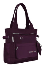 WILD MODA College and Office Tote Bag for Girls and Women (Purple)