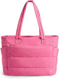 ProArch Puffer Tote Bag for Women | Waterproof Shoulder Handbag with Laptop Compartment | Quilted Puffy Office Tote | Travel, College & Work Carry Bag
