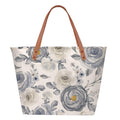 Purple Tree Oversized Tote Bag with Zip - College & Travel Bag, Large Capacity Handbag for Women & Girls