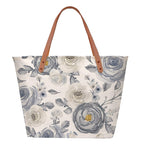 Purple Tree Oversized Tote Bag with Zip - College & Travel Bag, Large Capacity Handbag for Women & Girls