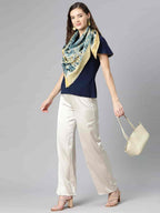 SILK LAND Women's Digital Printed Scarfs