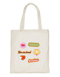 Delhi Printing Co. You are loved tote bag|Strong Cotton Bag for Shopping | Canvas Tote Bag for Women & Girls | Stylish Cotton Handbags (DCTBH-118)