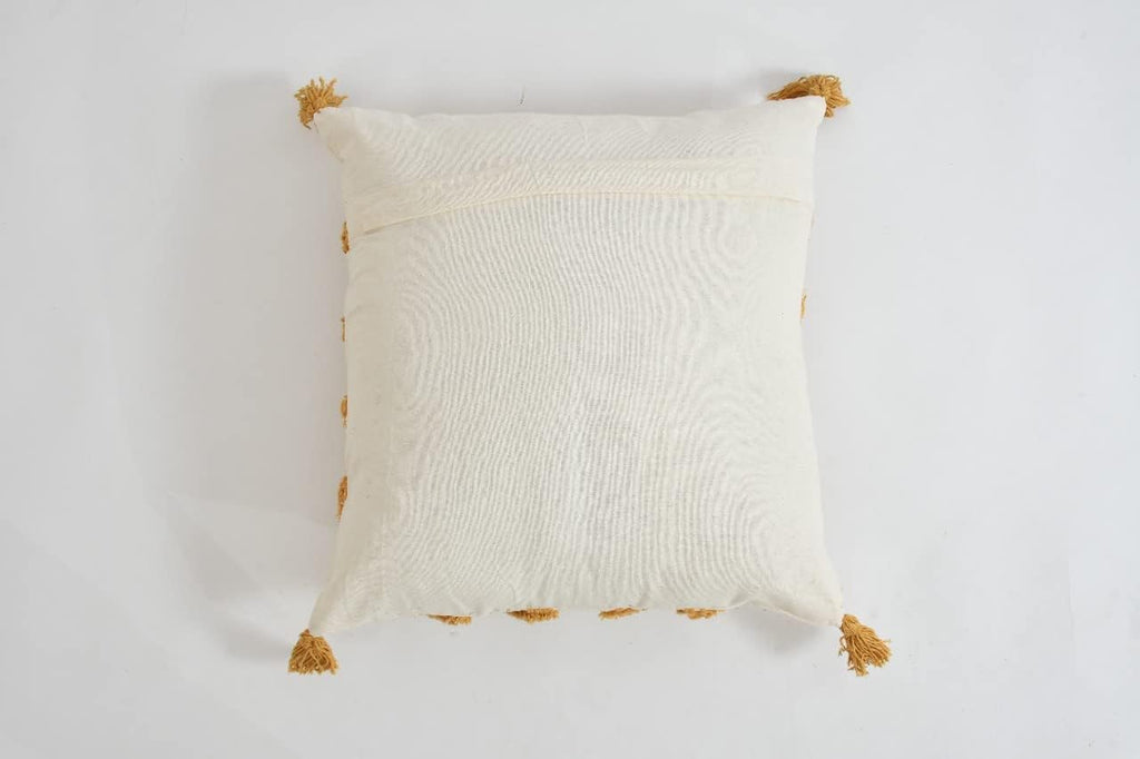 Furnistitchs Premium Decorative Throw Cushion Pillow Cover Boho Home Decor - Living Room Bedroom Couch Sofa Cushion Covers 16 inch x 16 inch (1, Orange Diamonds)
