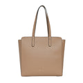 The Gusto Beyond Plus - Premium Vegan Leather Tote Bag for Women, Big Size, Beige | Stylish Handbag for women with Zip Closure | Fit for Office Bag, College, Travel Use | Handcrafted in India