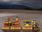 A&S Ventures Exclusive Char Dham Miniature Temples Handmade Pilgrimage Sites for Indian Cultural Décor and Spiritual Gifts Char Dham Temple Model