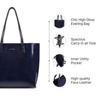 Fastrack Party Tote Bag for Women, Girls and Ladies | Large Tote Bag with Button Closure