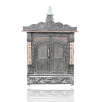 Handicrafts Pooja Temple for Home, Office and Mandir Wooden Decorative Dev Ghar (7x10 Inches)