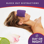 The Yogis Unisex's Organic Eye Pillow Lavender & Flax Seed Eye Pillow - Weighted Eye Pillows for Relaxation Sleeping Meditation Yoga Eye Pillow, Aromatherapy Heated Lavender Eye Mask, Self Care Gifts