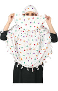 VASTTRAM Women's Pure Cotton Long Scarves Scarf Cum Mask usable for Driver Anti Pollution Full Face Cover With UV Sun Rays Protection