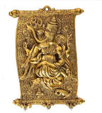 KridayKraft Metal Ganesha ji Key Holder with Meena Work Decorative for Wall | Ganesh Statue/Religious | Idol/Wall Hanging