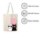 aurora trading Women tote bag - Premium 380 GSM Thick Cotton Canvas. Perfect for shopping and travel.
