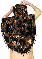 VASTTRAM Women's Pure Cotton Long Scarves Scarf Cum Mask usable for Driver Anti Pollution Full Face Cover With UV Sun Rays Protection
