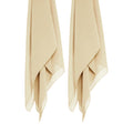 MIRTAZ Women's Chiffon Hijab Combo Pack of 2 | Premium Soft Lightweight Muslim Head Scarf for Girls & Women | Plain Solid Hijab, Dupatta, Stole | 180 x 70 cm (Beige)