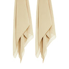 MIRTAZ Women's Chiffon Hijab Combo Pack of 2 | Premium Soft Lightweight Muslim Head Scarf for Girls & Women | Plain Solid Hijab, Dupatta, Stole | 180 x 70 cm (Beige)