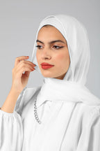 URSHIA MALAYSIAN GEORGETTE HIJAB/DIAMOND GEORGETTE HIJAB FOR WOMEN (NUDE)