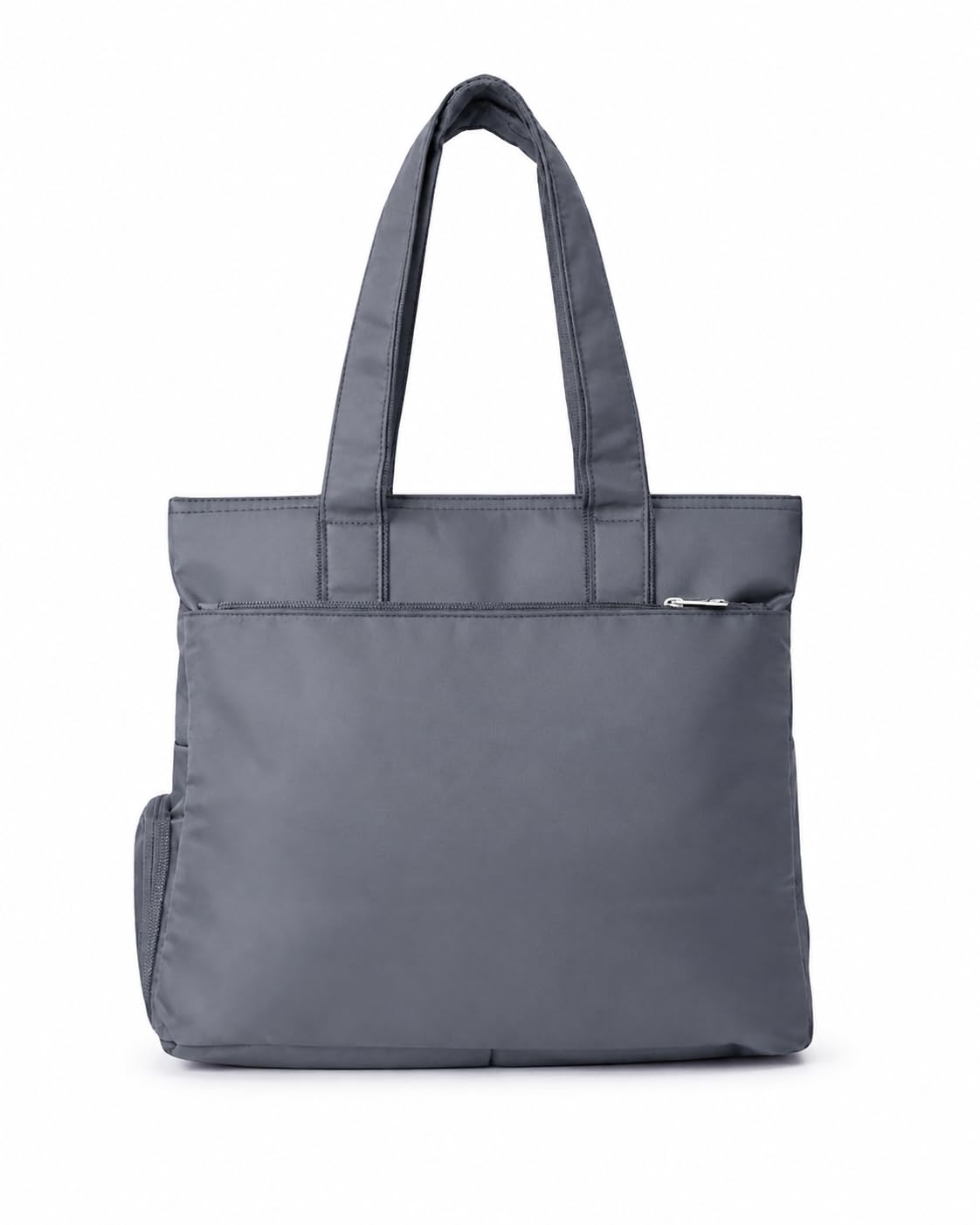 Bag-Age HB50 Tote Bag for Girls & Women | Water-Resistant Office Work Handbag with MultIple Compartments | Work, Travel & Daily Use (Grey)