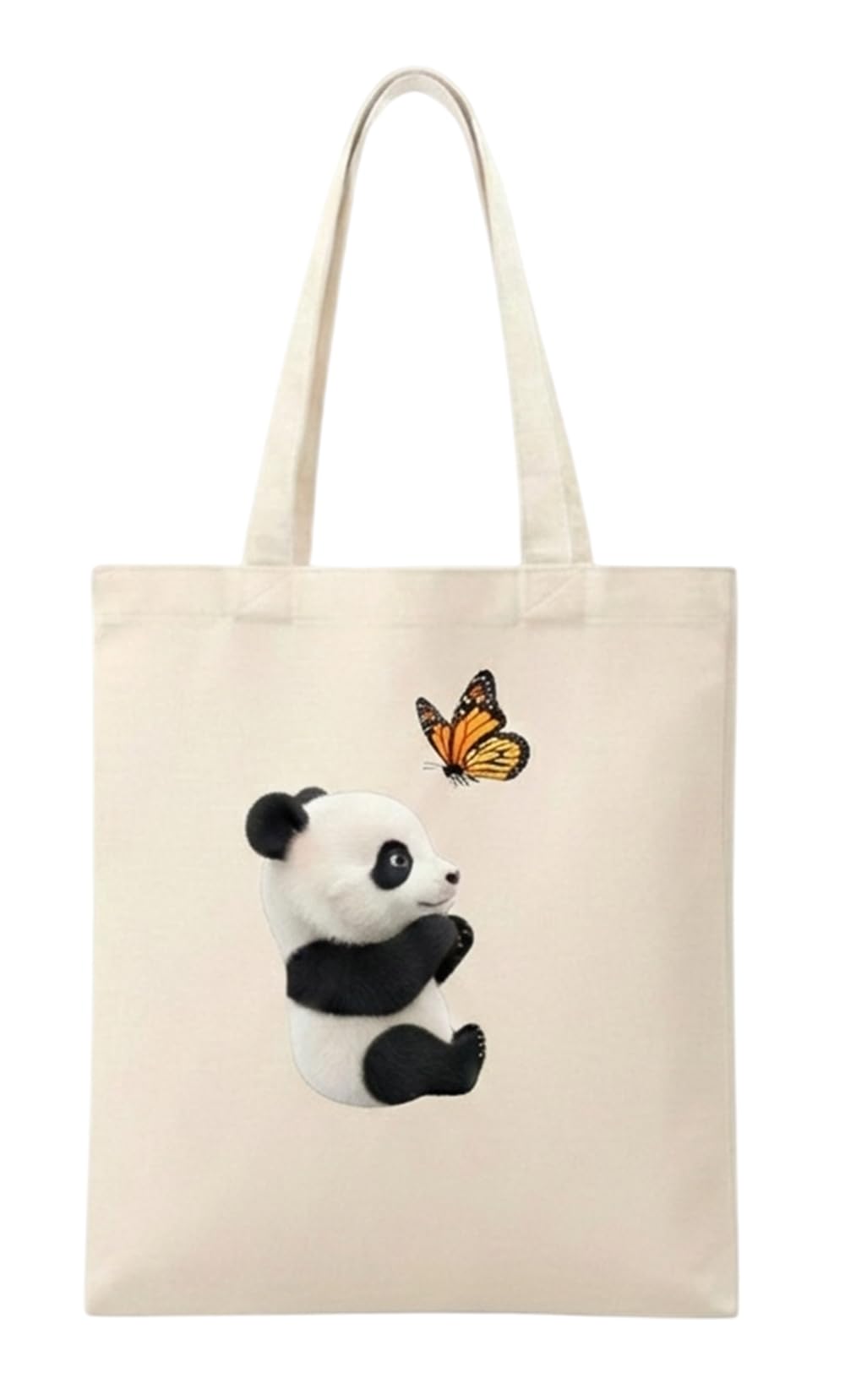 BB INDUSTRIES Cotton Tote Bag, Reusable Eco-Friendly Canvas Shopping Bag with Long Handles, Heavy Duty Multipurpose Cloth Bag for Grocery, Office, School & Gift (BBBAG-0003)