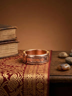 Mani Monk Handmade Adjustable Magnetic Copper Ring Traditional Jewelry