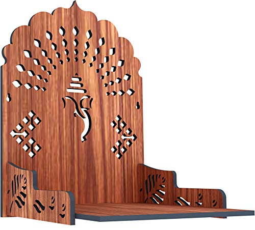 sSSI Fully Handmade Beautiful Small Wooden Home and Office Temple/Pooja Mandir
