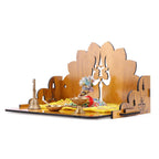 Sehaz Artworks Pooja Stand for Home | Pooja Mandir for Home | Temple | Wooden Temple | Puja Mandir | Wall Mounted | Wooden