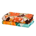 BSB HOME® Printed Polar Fleece Single Bed All Season Blanket/Comforter/Dohar 250TC - Pack of 2 (58x88 Inch, Multicolour, Pink, Orange, Rust and Red) Kafalo