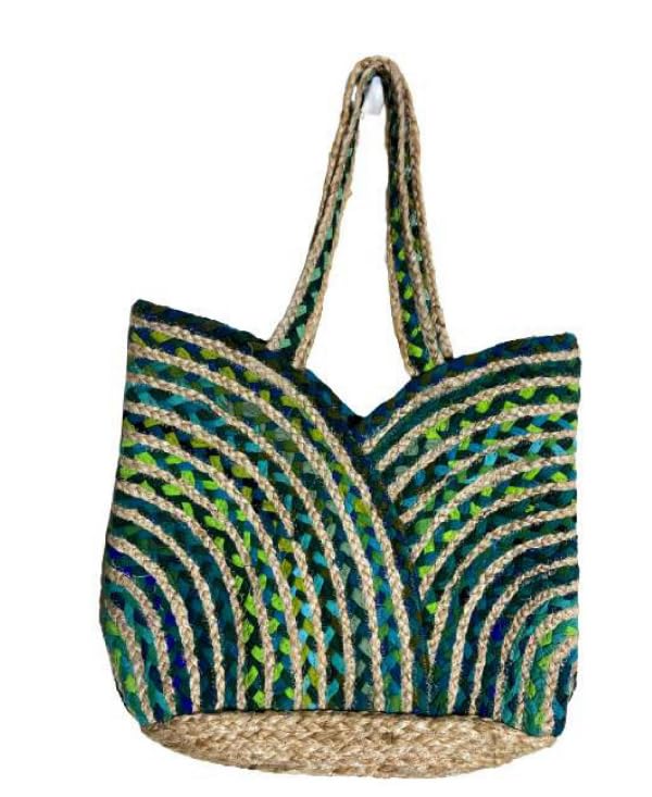 Organic Febric cotton jute bag/vintagebag/Totebag/Handmadebag