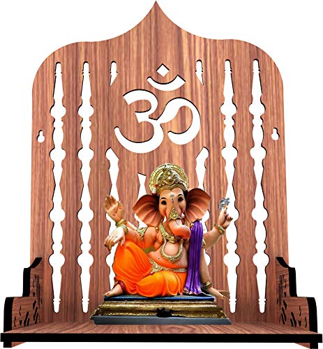 SSI Fully Handmade Beautiful Small Wooden Home and Office Temple/Pooja Mandir