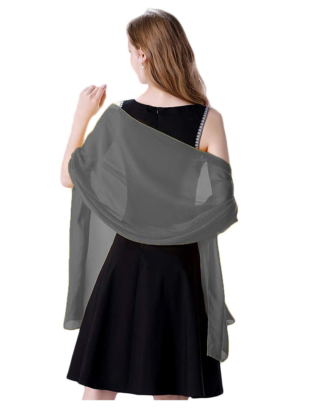 Soft Chiffon Scarve Shawls Wraps for Dresses Women Accessories