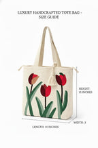 OLL OO LA LA BEAUTY Canvas Tote Bag for Women | Tote Bag | Pinterest Shoulder Bag | Cotton Shoulder Bag | Boho Tote Bags | Casual Daily Use Handbag for Office, College, Shopping & Travel - DGSN-02