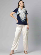 SILK LAND Women's Digital Printed Scarfs
