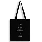 Peach Blossom Reusable Zipper With Pouch Tote Bags, 100% Cotton Shopping/Grocery Bag, Multi-Purpose Bag 5kgs Capacity, Single Pack (BlackMomentnow)
