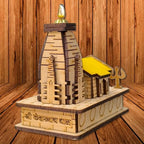 A&S Ventures Small Shree Kedarnath Model Miniature Replica-Kedarnath Temple/Mandir Structure with Double Sided Tape for Home Decoration